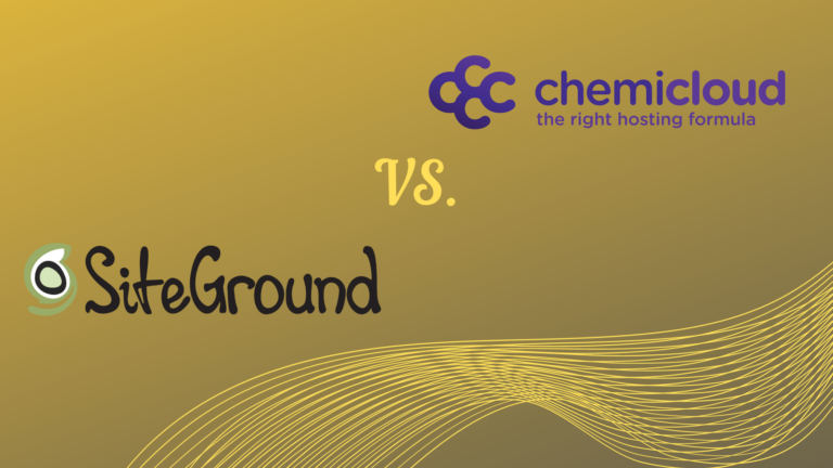 Chemicloud vs. Siteground Comparasion select the best web hosting