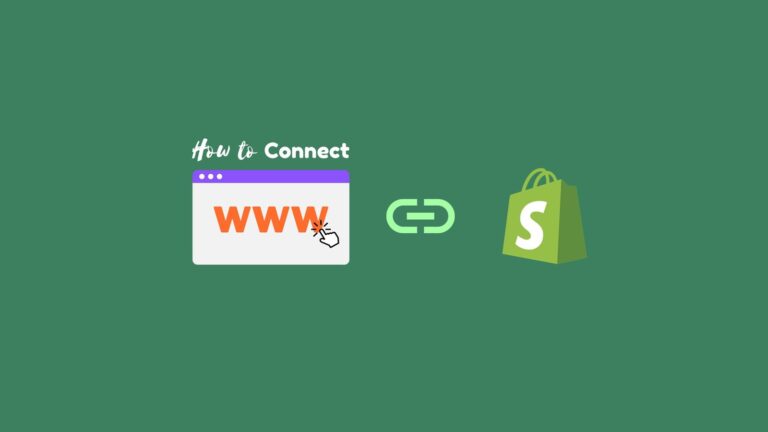 how to connect domain to shopify